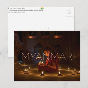 Bagan, Myanmar Travel Postcard