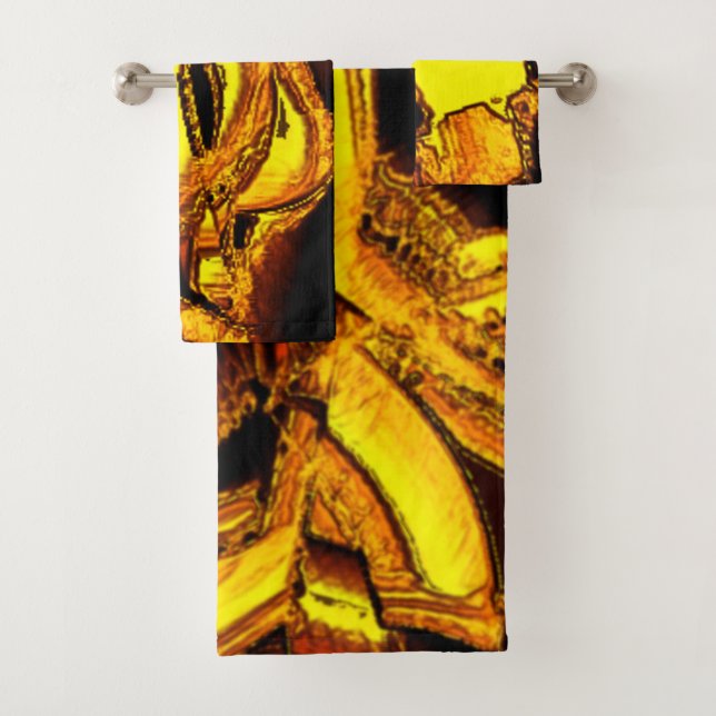 Bagasse or pieces of dehydrated tangerine peel bath towel set (Insitu)