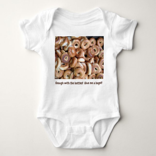 Bagel  baby bodysuit (Front)