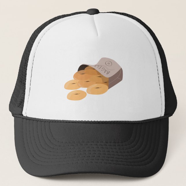 Bagel Bag Trucker Hat (Front)