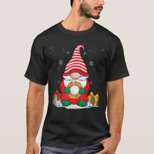 Bagel Christmas Gnomes Cute Bagel Lover Men Women  T-Shirt