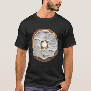 Bagel Cream Cheese Breakfast Brunch Food Costume T T-Shirt