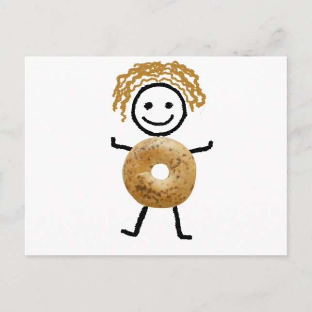 Bagel Kid Postcard (Front)