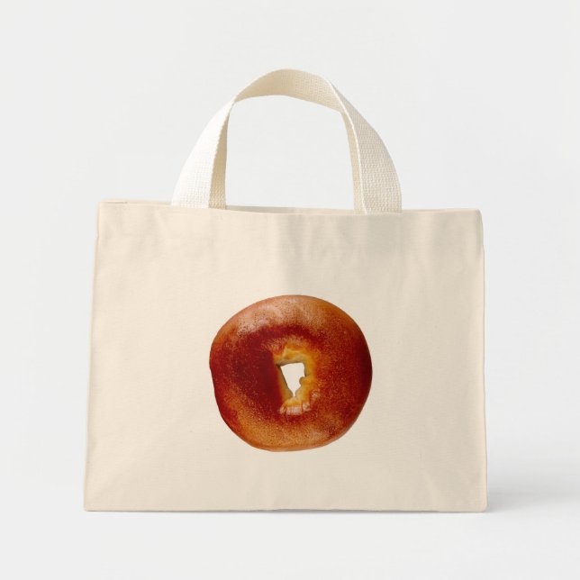 Bagel Mini Tote Bag (Front)