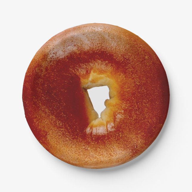 Bagel  paper plate (Front)