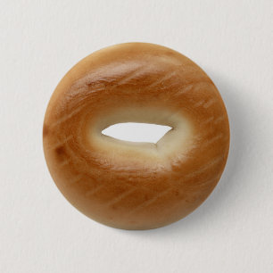Bagel Pinback Button