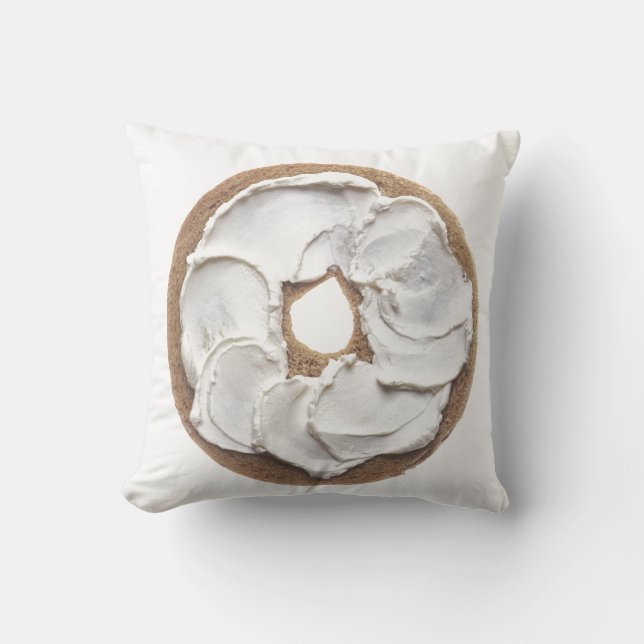 Bagel with Cream Cheese Cushion (Front)