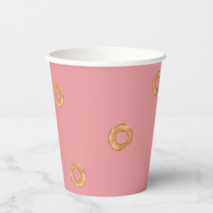BAGELS Little Bagels Salmon Rose Pink Paper Cups