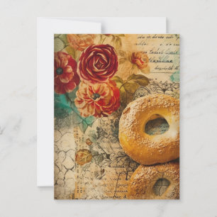 Bagels Postcard