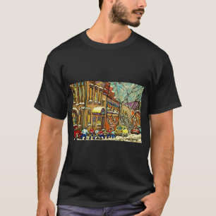BAGG STREET SYNAGOGUE MONTREAL AND HOCKEY GAME T-Shirt