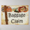 Baggage Claim Sign