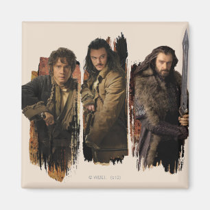 BAGGINS™, BARD THE BOWMAN™, & THORIN OAKENSHIE MAGNET