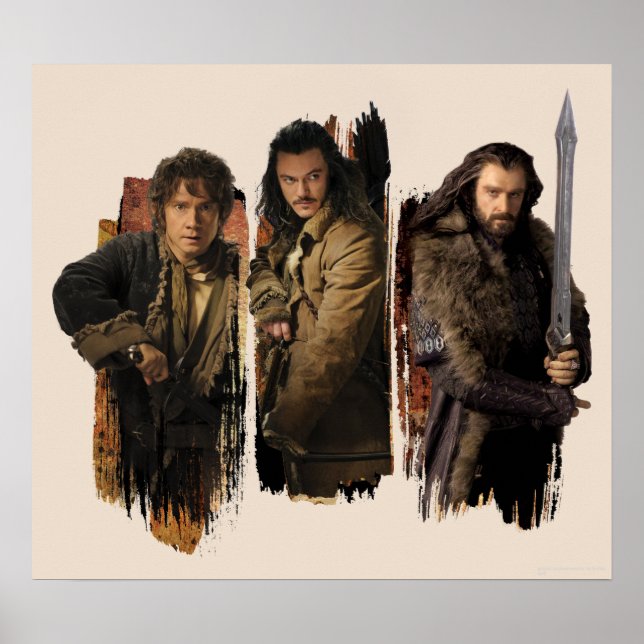 BAGGINS™, BARD THE BOWMAN™, & THORIN OAKENSHIELD™ POSTER (Front)