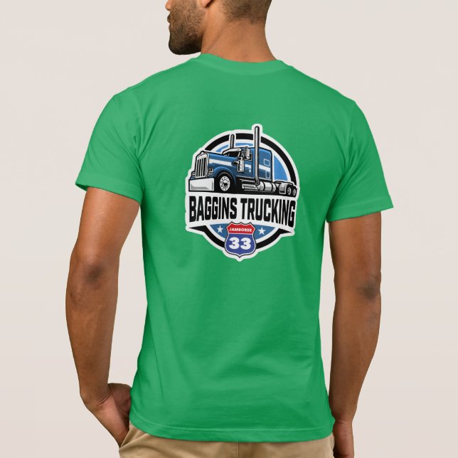 Baggins Trucking  T-Shirt (Back)