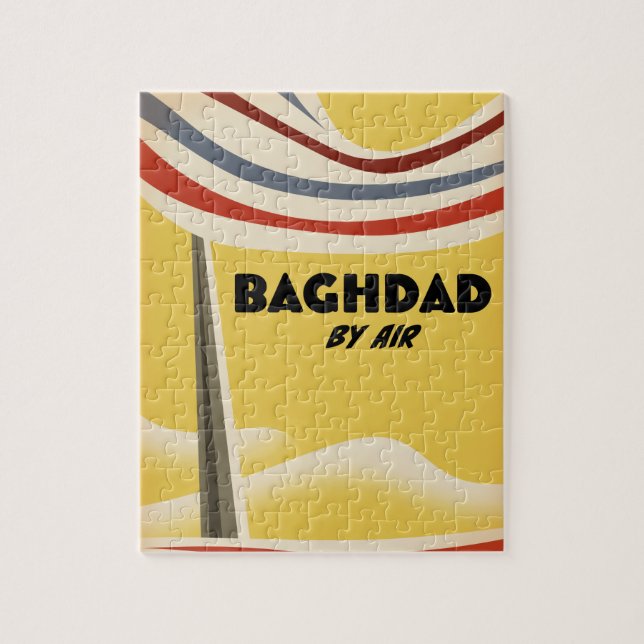 Baghdad By Air Jigsaw Puzzle (Vertical)