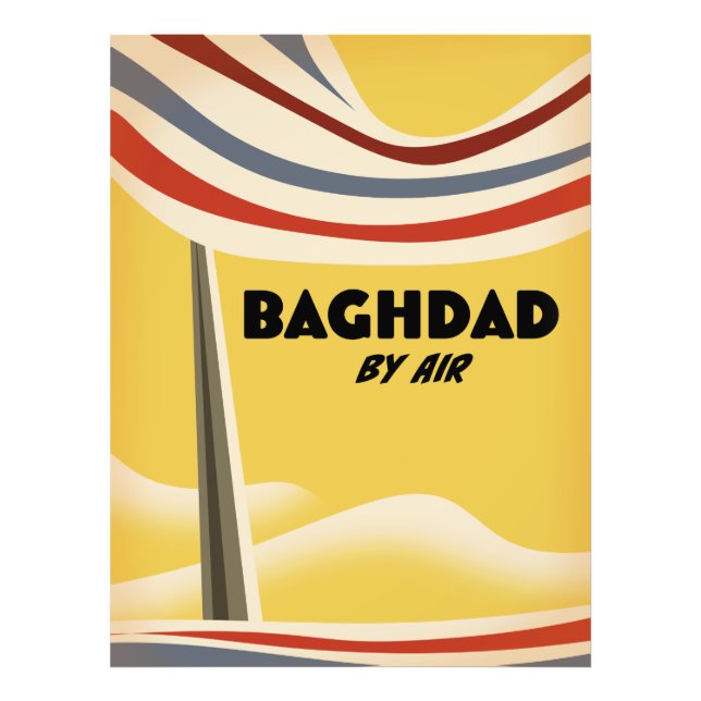 Baghdad By Air Photo Print (Front)