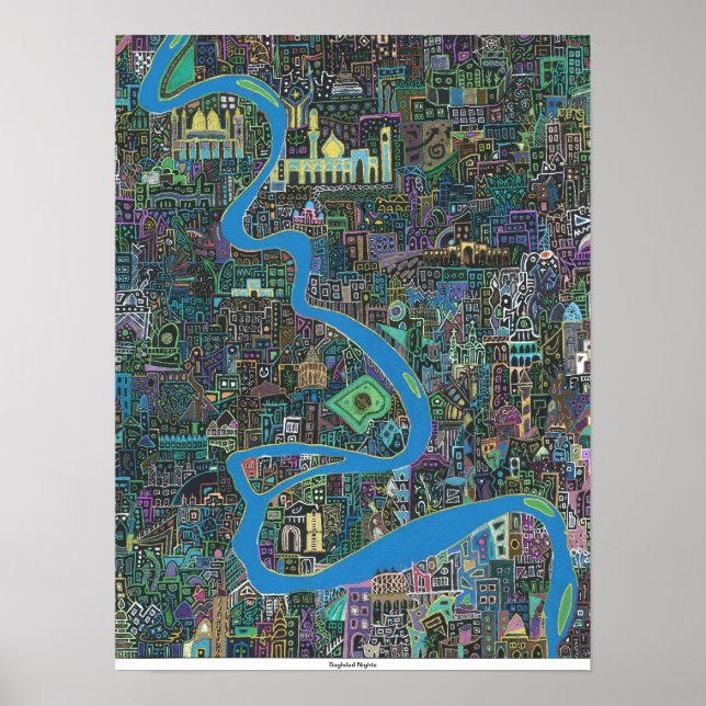 Baghdad Nights - Print (Front)