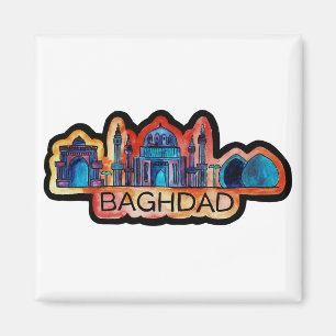 Baghdad Skyline Magnet