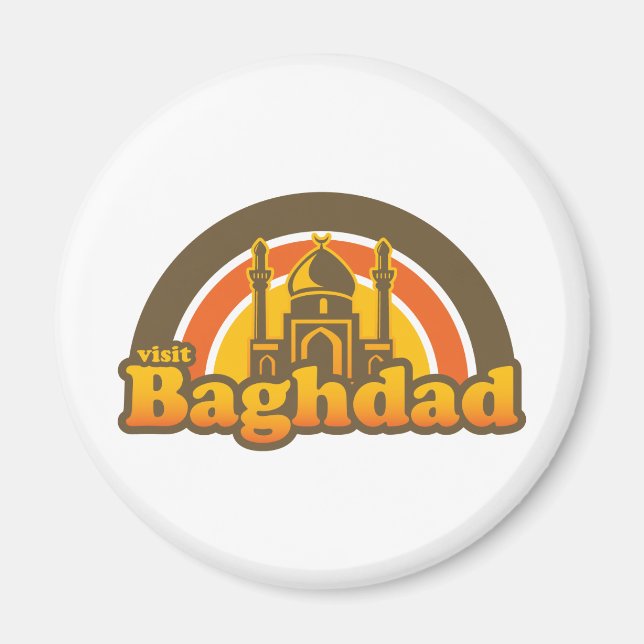 Baghdad Super Retro Magnet (Front)