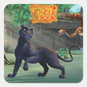 Bagheera 3 square sticker