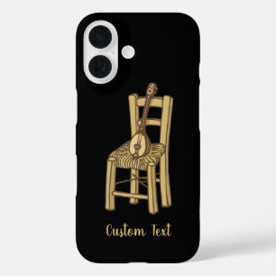Baglama on Chair iPhone 16 Case
