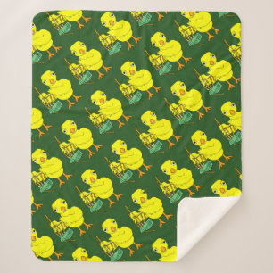 Bagpipe Chick Sherpa Blanket