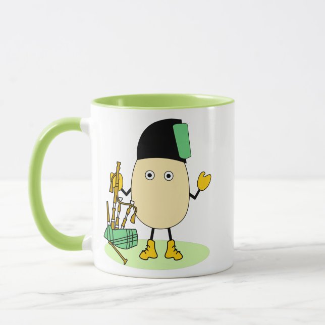 Bagpipe Egghead Mug (Left)
