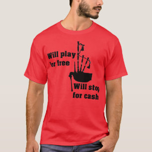 Bagpipe player  T-Shirt