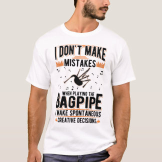 Bagpipe Retirement Plan Bagpiper T-Shirt