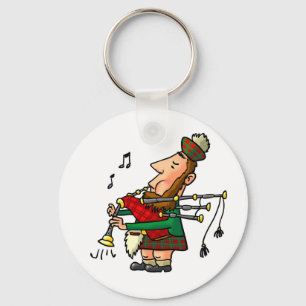 Bagpiper Key Ring