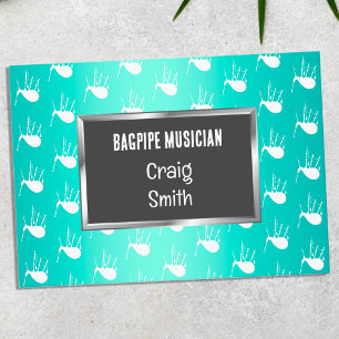 Bagpiper Musician Business Card