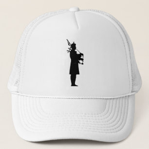 Bagpiper Silhouette Trucker Hat