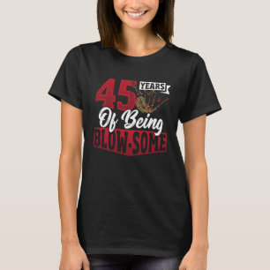 Bagpiperist Birthday 45 Years of Being Blow some T-Shirt