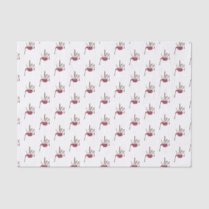 Bagpipes cartoon illustration tissue paper