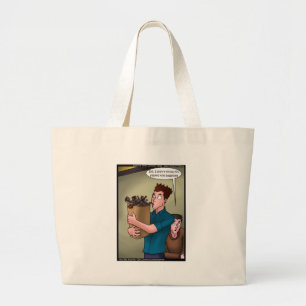 Bagpipes Funny Gifts Tees Mugs Cards Etc Large Tote Bag