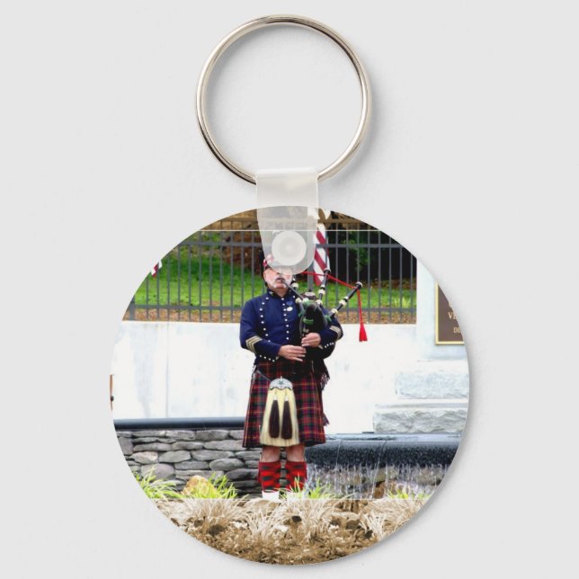 Bagpipes Key Ring (Front)