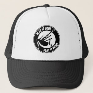 BAGPIPES: PLAY IT LOUD TRUCKER HAT