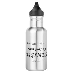 Bagpipes Voices Say Must Play 532 Ml Water Bottle