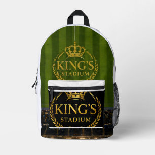 bag's king printed backpack