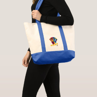 Bags, pet designs made with materials tote bag
