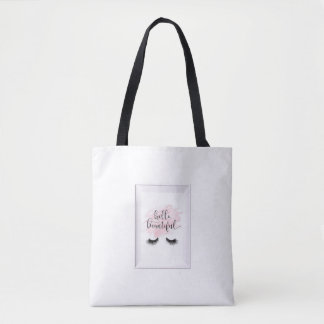 Bags tag with hello beutiful