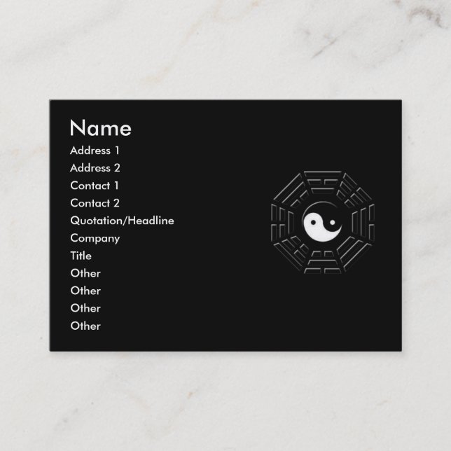 Bagua Profile Card (Front)