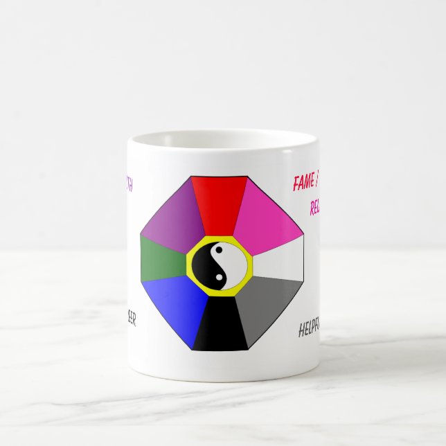 BAGUA with colours and labels - mug (Center)