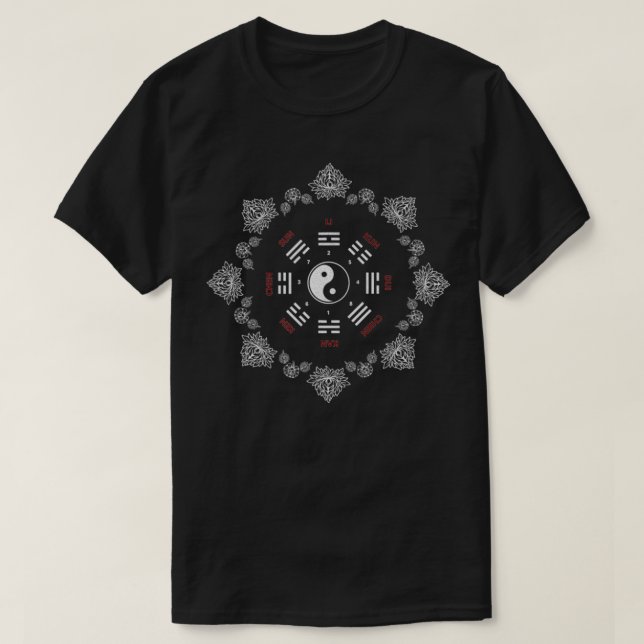 Baguazhang Yin Yang Thai Chi Qi GongYogaWushu Mart T-Shirt (Design Front)
