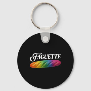 Baguette Pride Key Ring