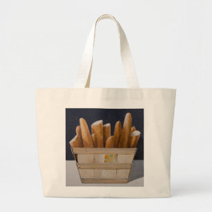 Baguettes 2010 large tote bag
