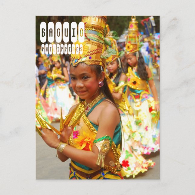 Baguio in Philippines Postcard (Front)