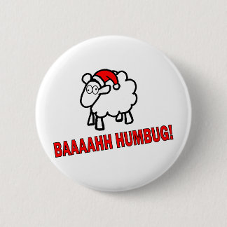 Bah Humbug! 6 Cm Round Badge