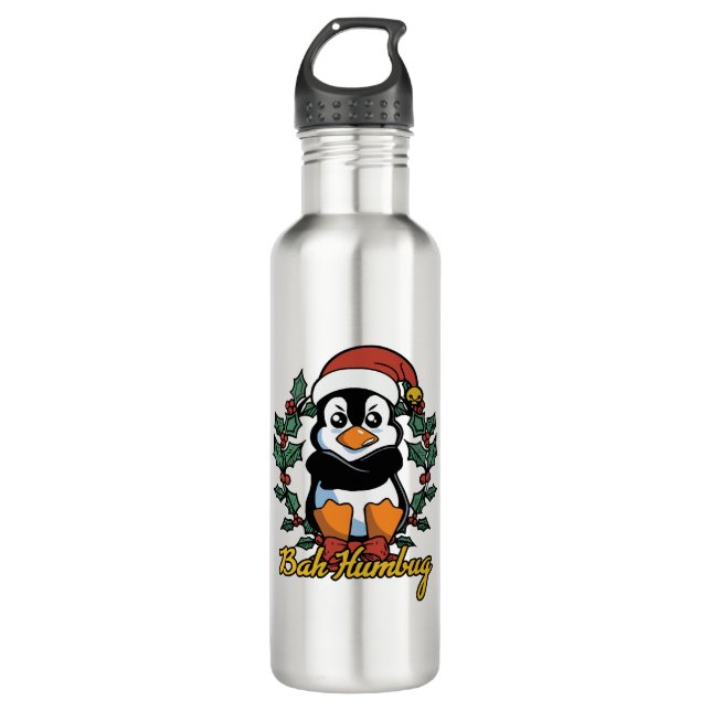 Bah Humbug 710 Ml Water Bottle (Front)