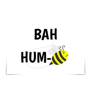 "Bah Humbug" Bug Card with Cranky Bee